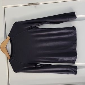 Mandala dark charcoal gray scrub t-shirt!